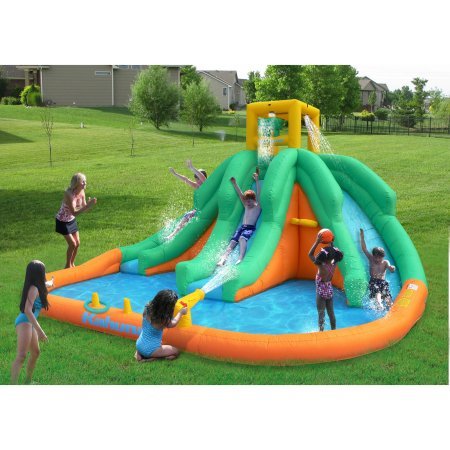 Adventure Falls Inflatable Waterslide - Each Seam Is Double-stitched For Added Durability