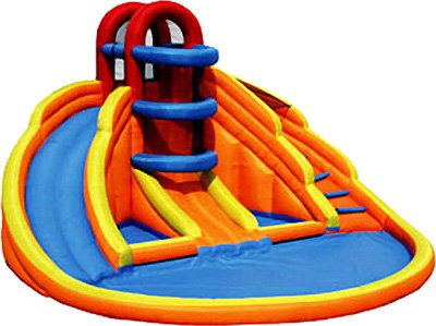 Big Blue Lagoon Inflatable Water Slide