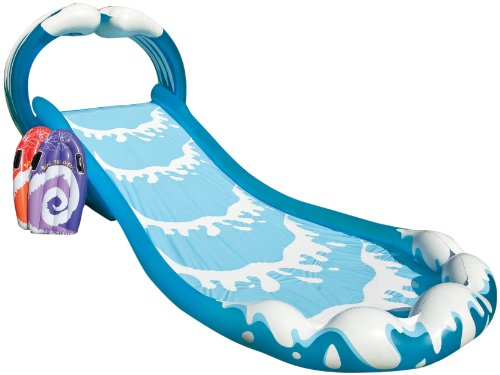 Intex Surf n Slide Inflatable Play Center 174&quot X 66&quot X 64&quot For Ages 6