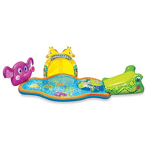 Splish Splash Safari Banzai Junior Multi l inflatable water slides l Cool and Refreshing Fun for your Little Kids