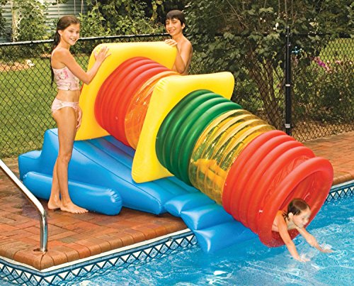 Water Sports Deluxe Water Park Slide for the Swimming Pool Inflatable Maze Play System