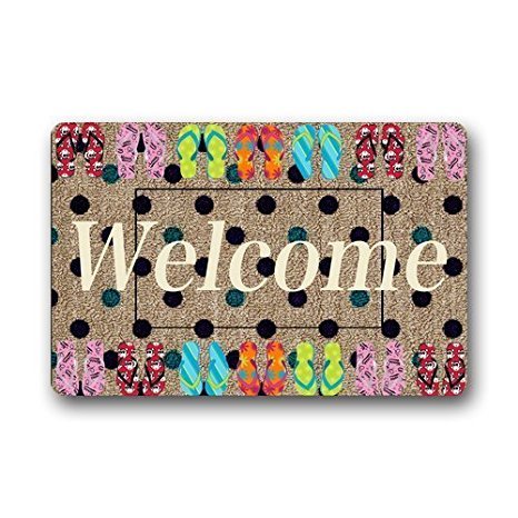 Custom Slide To Unlock Doormat Door Welcome Mat Rug Cover Sign Outdoor Indoor Floor Mats Non-Slip Machine Washable Decor Bathroom Mats