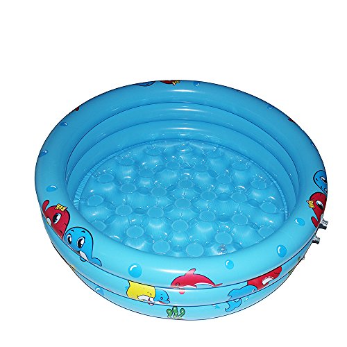 GreenItem Inflatable Pool Baby Swimming Pool Durable Friendly PVC 36 x 10 Inch Portable Outdoor Indoor Children Basin Bathtub Kids Pool Water Play Ball PitBlue
