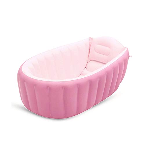 ADSRO Portable Inflatable Baby Bath Tub Childrens Pool Foldable Inflatable Baby Bath Shower Bowl for 0-5 Years Baby Travel