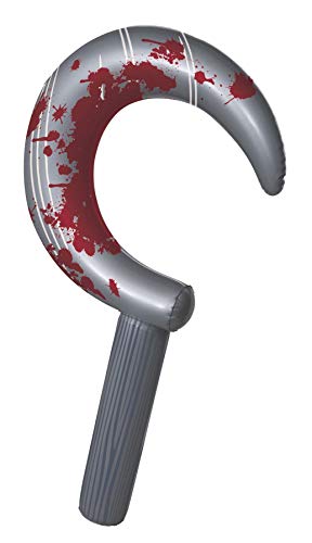 FNA FASHIONS Inflatable Sickle WBlood Silver Kid Pool Toys Blowup Children Favor Fancy 80cm