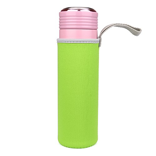 BB67 Large Sport Water Bottle Cover Neoprene Insulator Sleeve Bag Case Pouch 550ML for Travel Cycling Hiking Camping Home School Office Household Supplies Kids Adult Gift