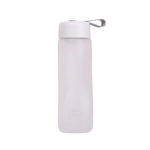 Dowager Sports Water Bottle 700ml Large BPA Free Water Bottle for Fitness Outdoor Enthusiasts Leakproof Durable Eco-Friendly Tritan Drink Bottle White