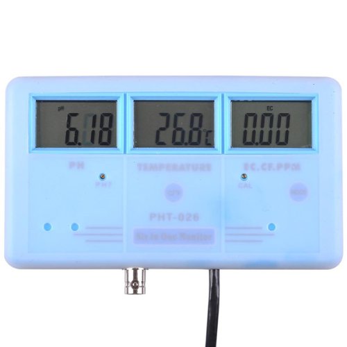 6 in 1 Water testing Meter - ph ppm temp tds ec cf