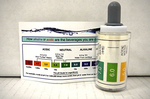 pH Water Testing drops for Alkaline Water Ionizer Reagent