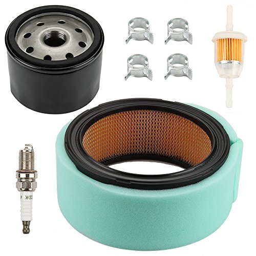 Harbot GY20576 Air Filter with Tune Up Maintenance kit for John Deere G110 G100 L130 M655 M665 Sabre 1948GV 1948HV 2148HV 2354HV 2554HV Scotts S2554 800 Lawn Tractor