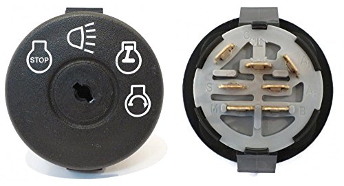 The ROP Shop Ignition Starter Key Switch fits John Deere L130 L1742 L17542 L2048 L2548 LY18