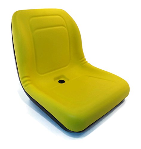A&I Products New Yellow HIGH Back SEAT for John Deere Lawn Mower Models 325 345 415 425 by The ROP Shop