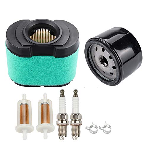 Dalom LG264 Kit MIU11515 Air Filter w Oil Filter for John Deere Lawn Mower Tractor D150 D155 D160 D170 E160 E170 E180 L118 L120 LA140 LA150 LA155 LA165 LA175 X130R Z225 Z245 Z425 Z435 Z525E Z625