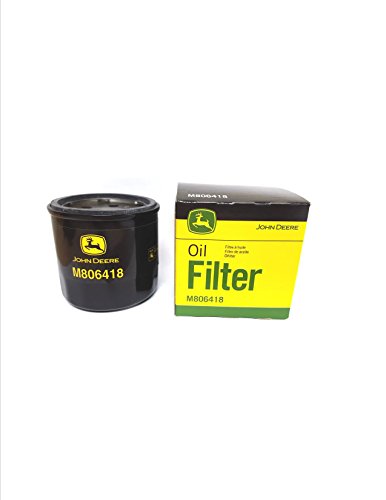 M806418 John Deere Oil Filter 1023E 1025R 1026R 2210 4010755 HPX-DIESEL GATOR455 LAWN MOWER X495 X740 X748 and 1435 FRONT MOWER