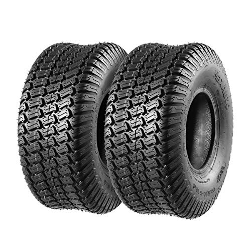 MaxAuto 15x600-6 15x6x6 15-6-6 Turf Tires Replacement for John Deere Tractor Riding Mover Lawn Garden Tire 4PR Set of 2