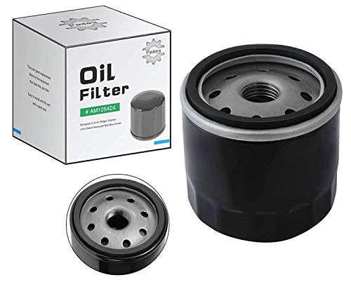 Podoy AM125424 492932S Oil Filter for Briggs Stratton 492932 491056 John Deere GY20577 Kawasaki 49065-7007 Bad Boy 063-2004-00 Kohler 28-050-01-S John Deere LG492932S Lawn Mower