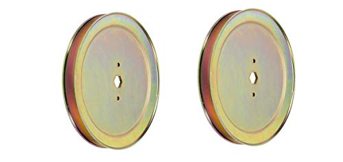 Feather butterfly for 2 John Deere Mower Deck Spindle Pulley 42 LA105 LA115 LA125 LA135 D110 D130