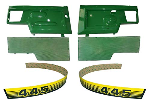 LHRH Side PanelScreenSticker Set AM128982 AM128983 Fits John Deere 445 Low SN