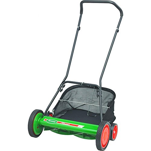 Scotts 20 in Manual Walk Behind Reel Mower with Grass Catcher  Sharpening Kit