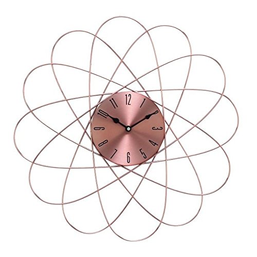 Benzara 85521 20D Metal Copper Wall Clock