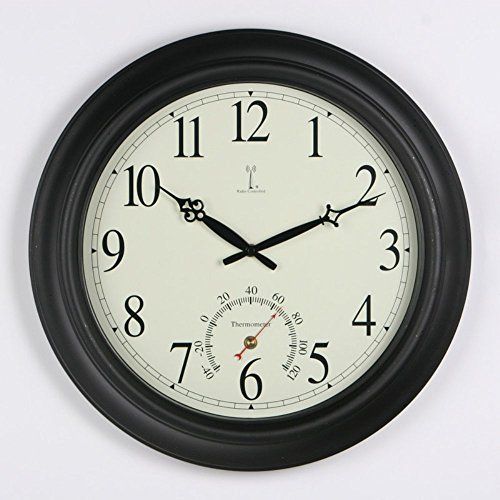 Chaney Balmoral Atomix Black 18 in Wall Clock