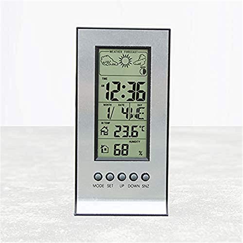 Barry Century Weather Forecast StationHome Electronic Table Clock Indoor Hygrometer Digital Electronic Alarm Clock Multifunction Weather Station