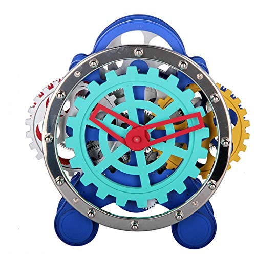 DQMSB Clock Color Gear Table Clock Home Decoration Ornaments 1003 X 393 X 925in