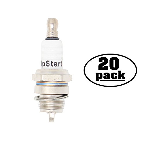 20-Pack Replacement Spark Plug for MTD PRO Lawn Mower Garden Tractor with Kawasaki 15 17 hp V-Twin - Compatible with Champion RCJ8Y NGK BPMR4A  BPMR6A Spark Plugs