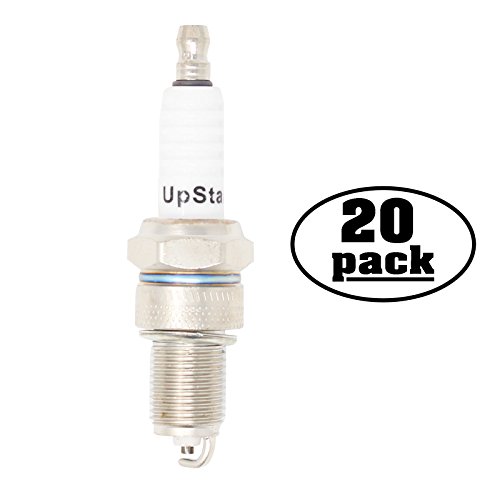 UpStart Components 20-Pack Replacement Spark Plug for MTD PRO Lawn Mower Garden Tractor with Kawasaki 55 hp OHV - Compatible with Champion RN12YC NGK BPR5ES Spark Plugs