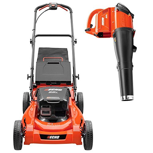 ECHO 21 in 58-Volt Lithium-Ion Cordless Lawn Mower with Blower Combo Kit - 40 Ah Battery and Charger Included