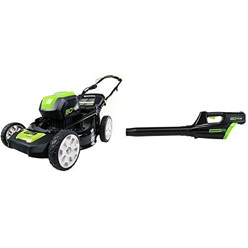 GreenWorks Pro 80V 21 Lawn Mower  Blower Battery Charger Not Included