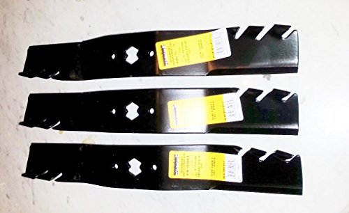 B1PD5157D Set of 3 Cub Cadet MTD 50 predator mulching mower blades 742-04056-0637