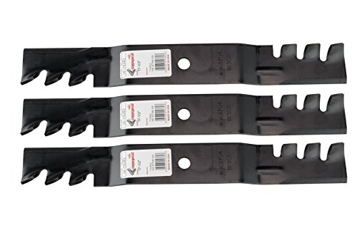 3 Rotary Copperhead Toothed Mulching Mower Blades Fit Toro Timecutter Z 5000 Series 50” Deck 112-9759-03 110-6837-03