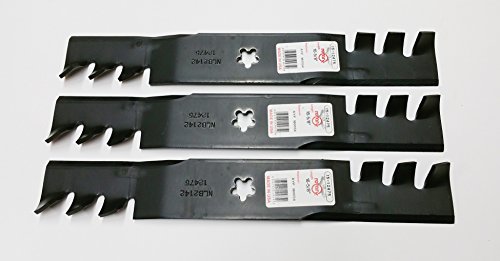 Set OF 3 Mulching Blades Replace 180054 173921 or 193920 Blades 48 Deck on Craftsman Poulan Husqvarna