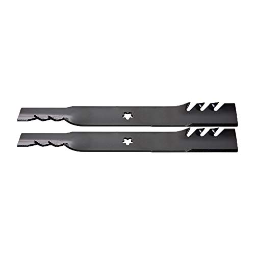 Set of 2 Longer Life 596-370 Gator Fusion G5 3-In-1 Mulching Blades to Replace 405380 532405380 403107 532403107 Craftsman Poulan Husqvarna Made in USA