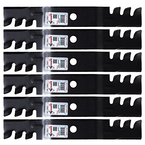 6PK Mulching Lawn Mower Blades for John Deere X300 X 304 X320 X 324 X324 X 360 X465 X 475 X485 X 495 X500 X 520 X534 X 540