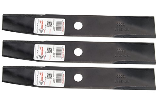 3 Rotary&reg Lawn Mower Blades Fit Toro&reg Wheel Horse 106077 117192 106636 50-1535 42&148 Side Discharge 36&148 Rear Discharge