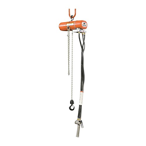 Cm 2183 Shopair Air Chain Hoist With Swivel Hook 1000 Lbs Capacity 10 Lift Height 11 Fpm Lift Speed 34 Cfm