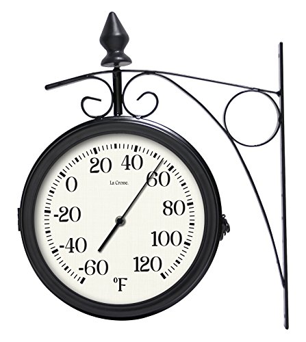 La Crosse Technology 104-730 Dual Faced Outdoor Station Clock and Thermometer 8
