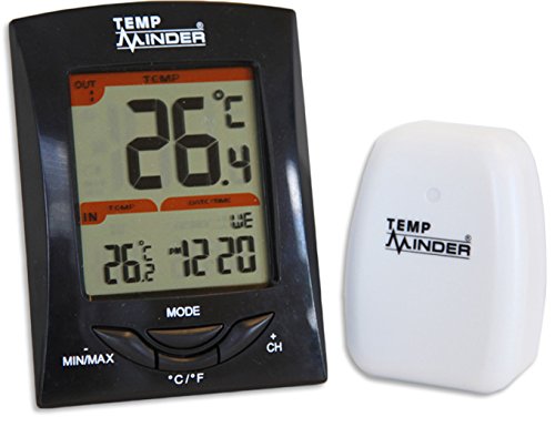 Temp Minder Mri-200hi Wireless Thermometeramp Clock