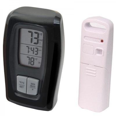 Acurite Digital Indoor  Outdoor Thermometer With Clock Prod Type LifestyleWeather Monitoring