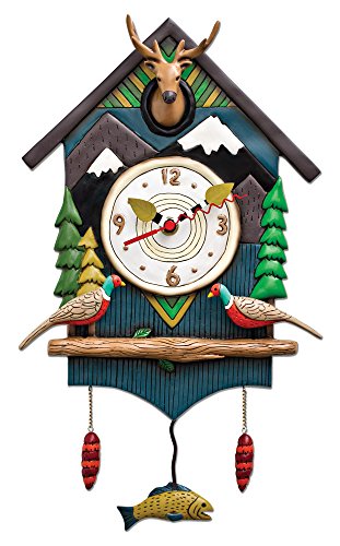 Allen Designs Mountain Time House Pendulum Clock
