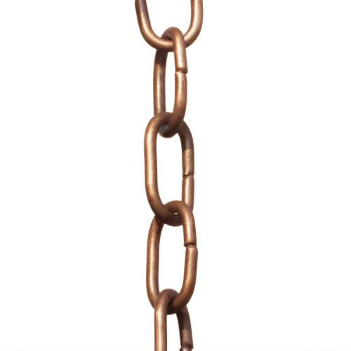 Monarch Pure Copper Traditional Ring Rain Chain 8-12-Feet Length