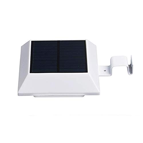 Solar Gutter Light MAYSAK LED Motion Sensor Outdoor Security Lighting Light Lamp Waterproof Landscape Deck Light Wall Light for Garden Yard Fence Patio Porch White Light