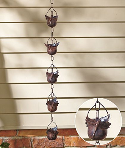 Decorative Iron Dragonfly Rain Chain