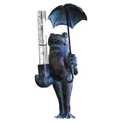 Frog Decorative Rain Gauge