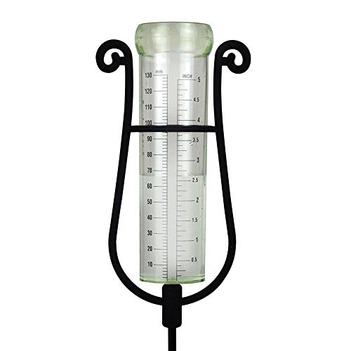 Luster Leaf 1640 Rainfall Gauge Style Rain Gauge With Decorative Holder Model 1640 Homeamp Garden Store