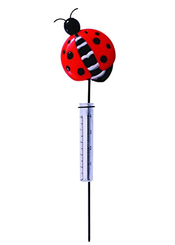 Russco III GD135162 Decorative Rain Gauge 16 Ladybug