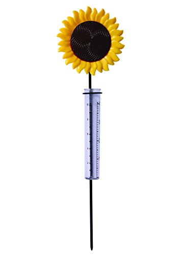 Russco Iii Gd135988 Decorative Rain Gauge 15&quot Sunflower