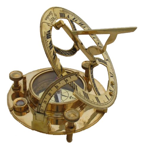 45 Brass Sun Dial Compass Sundial Clocks